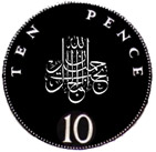 Ten Pence arabic