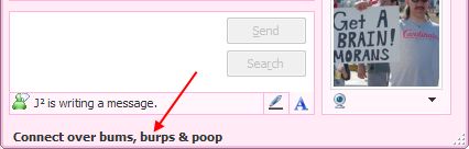 WLM ad: poop