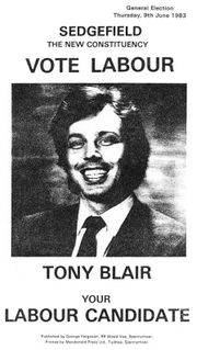 Tony Blair's Sedgefield election address, 1983